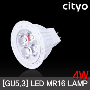 씨티오 LED MR16 4W 전구 12V 할로겐램프 대체형
