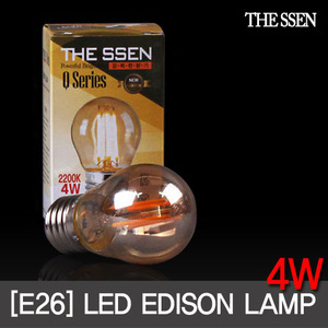 LED에디슨전구 4W 인찌구 E26 (G45) 인테리어 엘이디램프 /THE SSEN