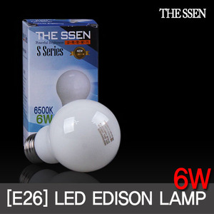 동성 LED 밀키 에디슨 전구 A60 6W