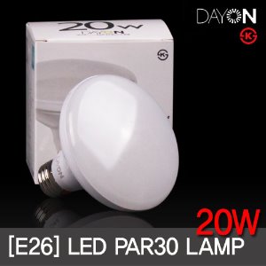 LED PAR30 20W(확산형) 디밍 가능 E26 (3색상) KS 엘이디램프 /데이온