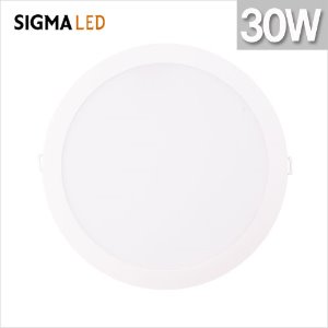 시그마 LED 원형 매입등 8인치 30W 2색상 다운라이트