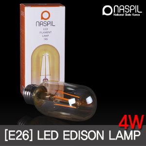 나스필 LED 에디슨 전구 4W T45 장식램프
