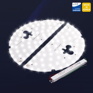 LED 원형방등 기판 안정기 50W 세트 국산 KS 삼성칩