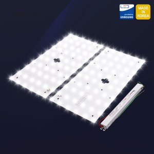 LED 사각방등 기판 안정기 50W 세트 국산 KS 삼성칩