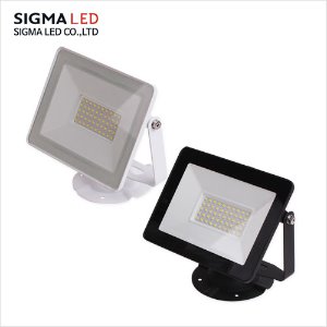 시그마 LED 투광기 50W 백색 흑색 IP65 KS