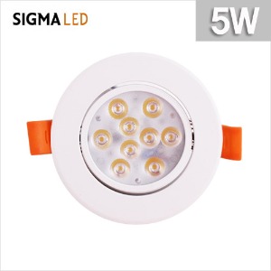 시그마 LED 회전 매입등 3인치 5W