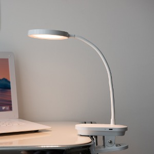 시그마 LED 스탠드 클립형 5W 자유로운 각도조절 디밍 충전형 플리커프리